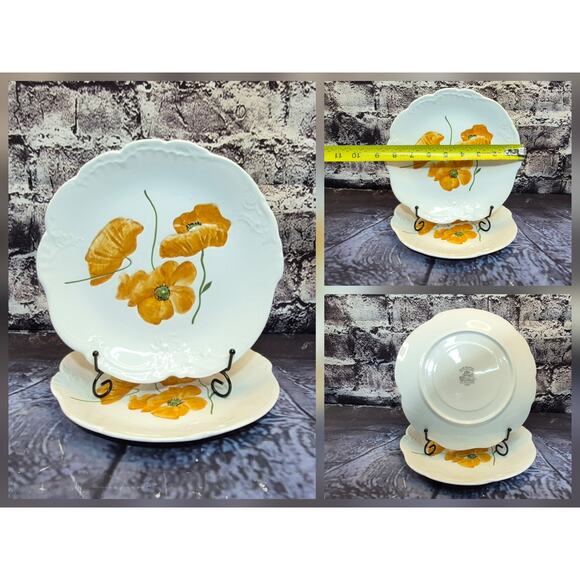 Vintage Set of 9 Hand Painted Underglaze San Cristoforo Richard Ginori - Picture 6 of 8